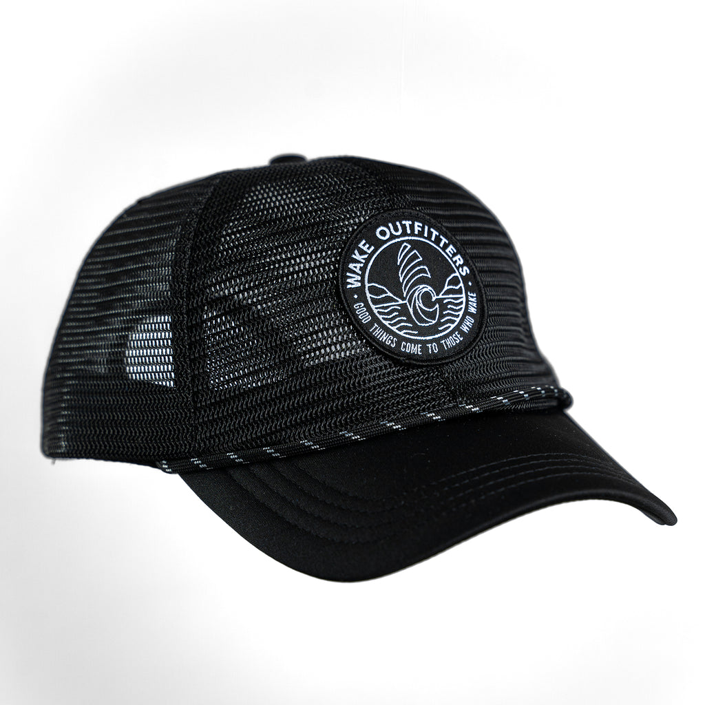 Wake Outfitters Full Mesh Hat - Midnight Flow