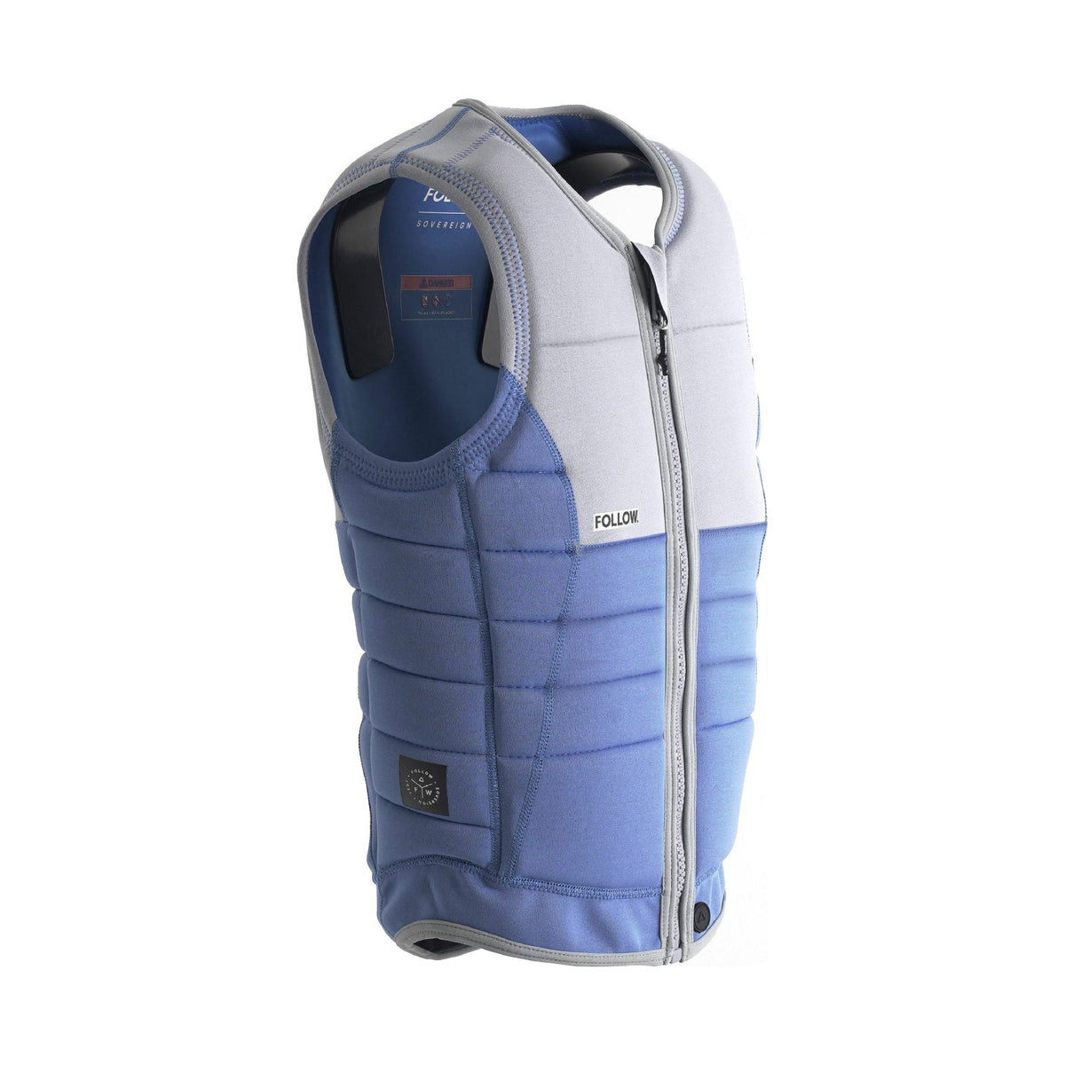 Follow Sovereign Impact Vest - Blue/Grey