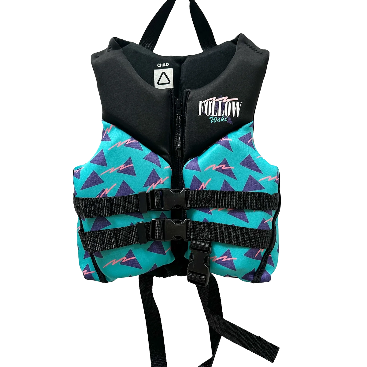 Follow Grommy CGA Child Life Jacket - Black/Teal