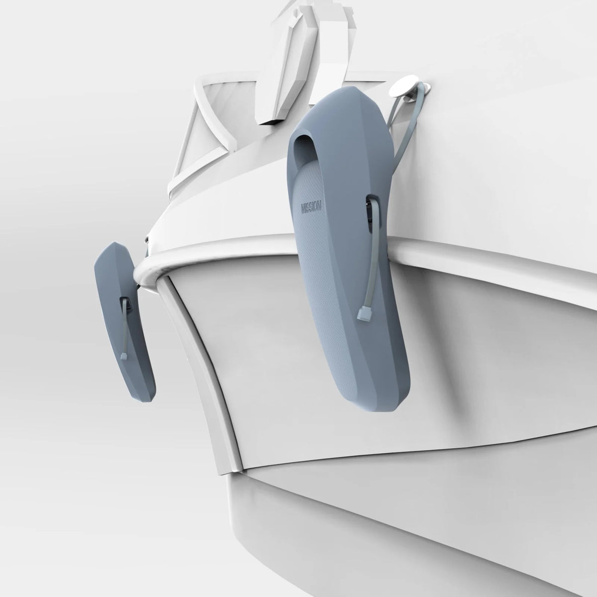Sentry Fenders 2.0 | Boat Fenders 2 Pack - Grey