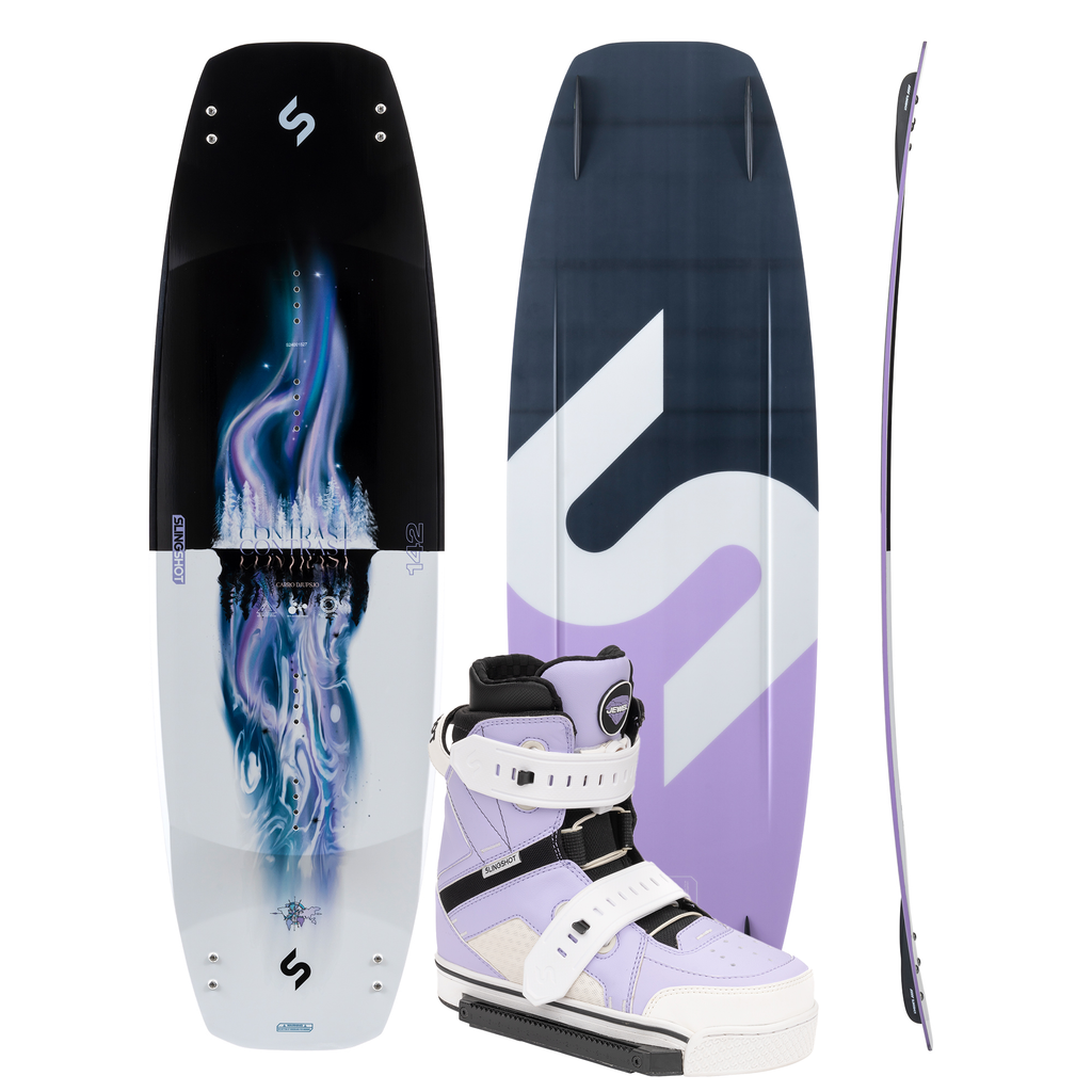 Slingshot Contrast Wakeboard package with Jewel Boots - 2024