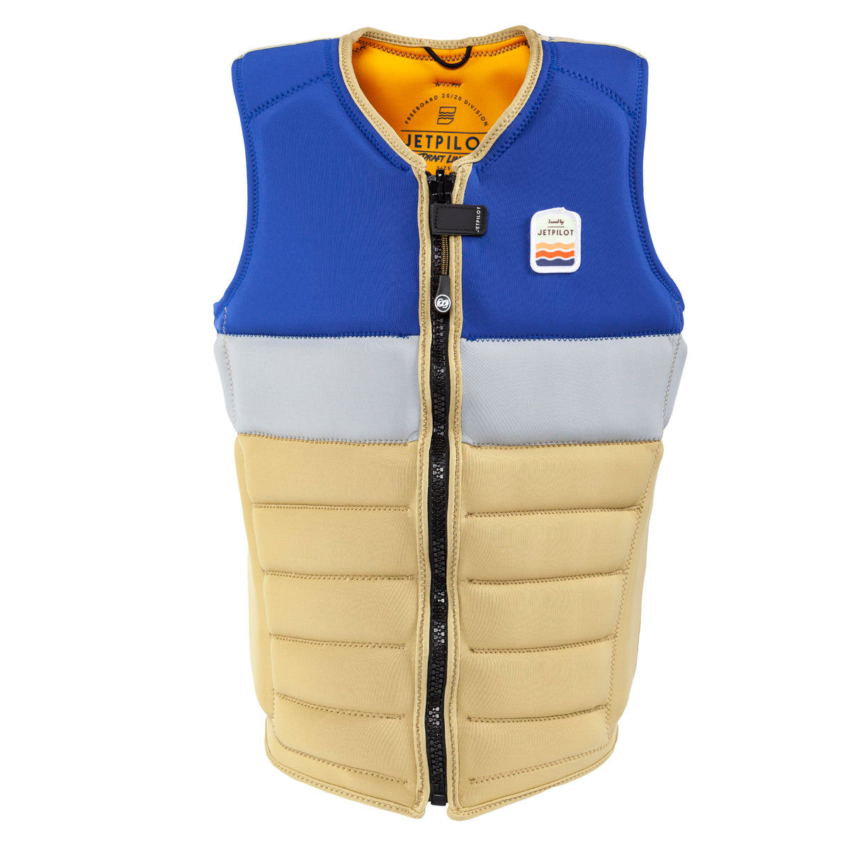 Jet Pilot Draft Line DRAFT LINE COMP VEST - Navy/Gold