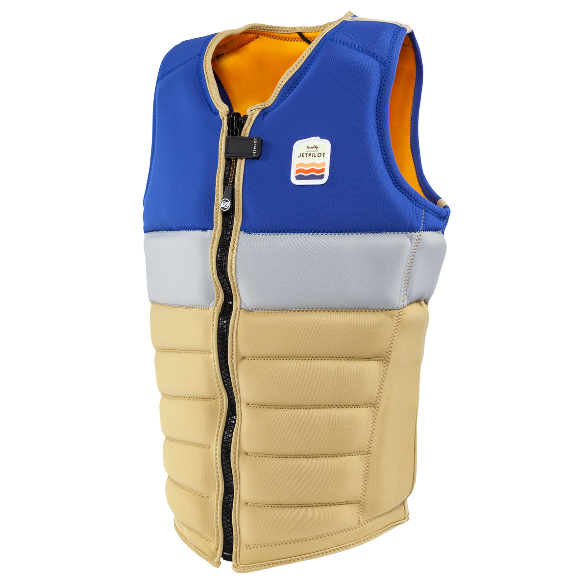 Jet Pilot Draft Line DRAFT LINE COMP VEST - Navy/Gold