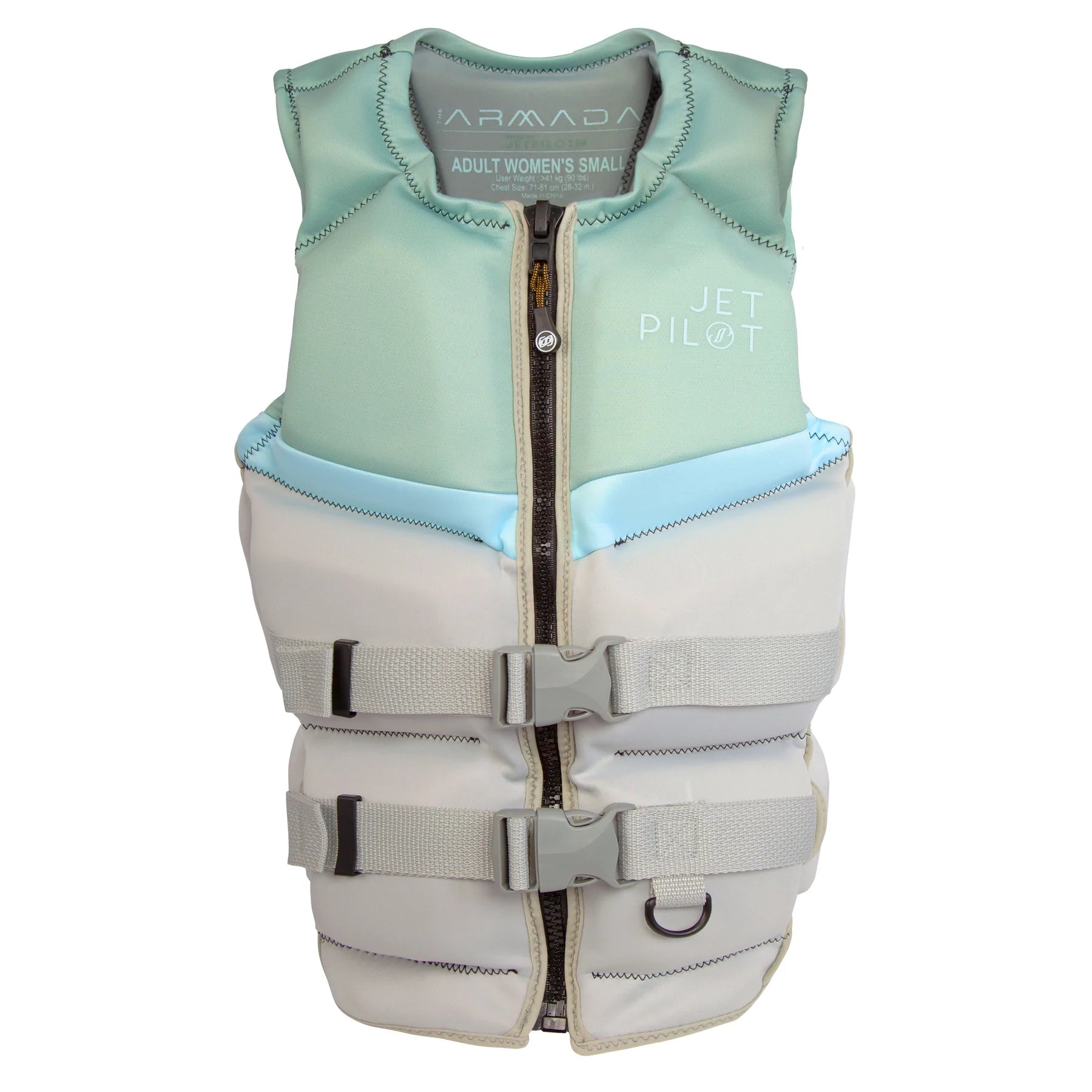 Jet Pilot ARMADA CGA VEST - Green/Blue - Wake Outfitters