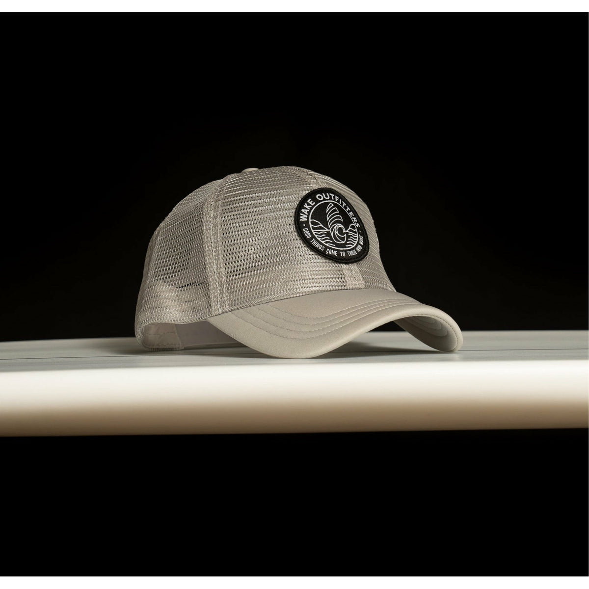 Wake Outfitters Full Mesh Hat - Grey